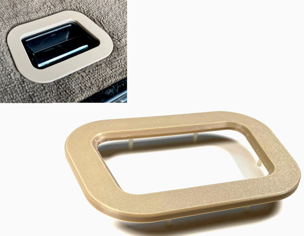 LAND ROVER RANGE ROVER CLASSIC 1987-1995 LOWER TAILGATE INNER HANDLE TRIM BEIGE
