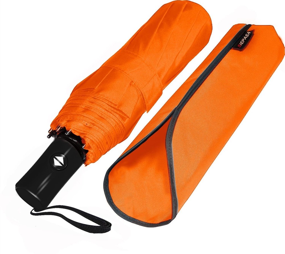 Windproof Travel Compact Umbrella-Automatic Umbrellas for Rain-Compact Foldin...