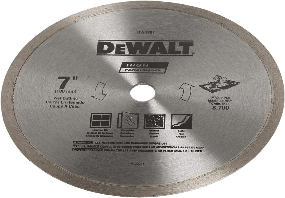 DW4791 7-Inch Tile Blade