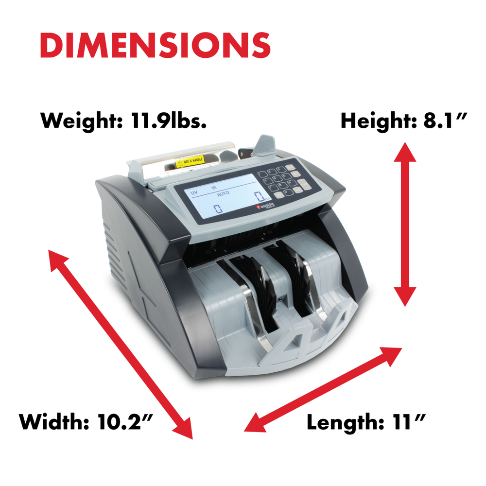 Cassida 5520 UV/MG Bill Counter