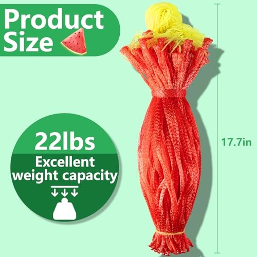 100 Pack Watermelon Nets,Hanging Watermelon Nets Bags Mesh,Reusable 100pcs