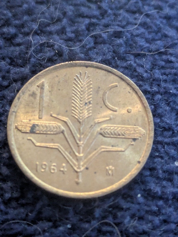 1964-MO MEXICO 1 CENTAVO "CENTS"