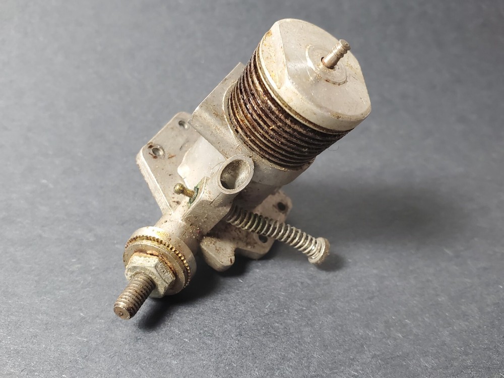 1961 Fox 10 Hustler Model Plane Engine Control Line FF Nitro Fuel Airplane Motor