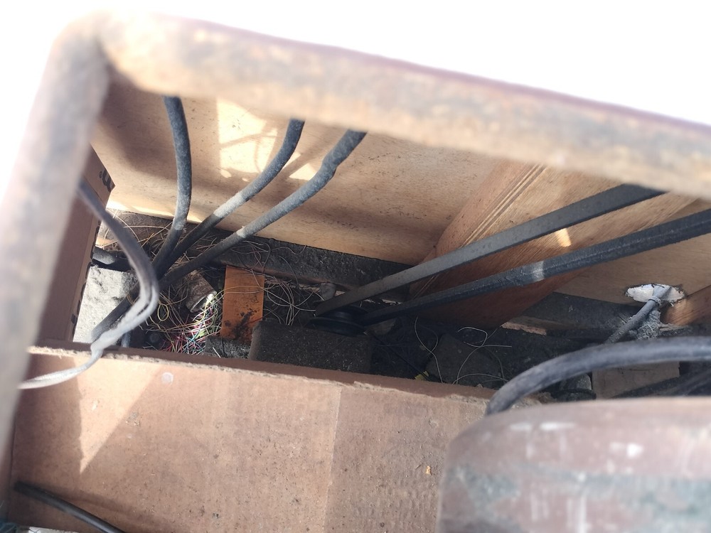 Custom Leeson Speedmaster Roller Press Table w Motor + Gearbox - 4 Cable or Wire