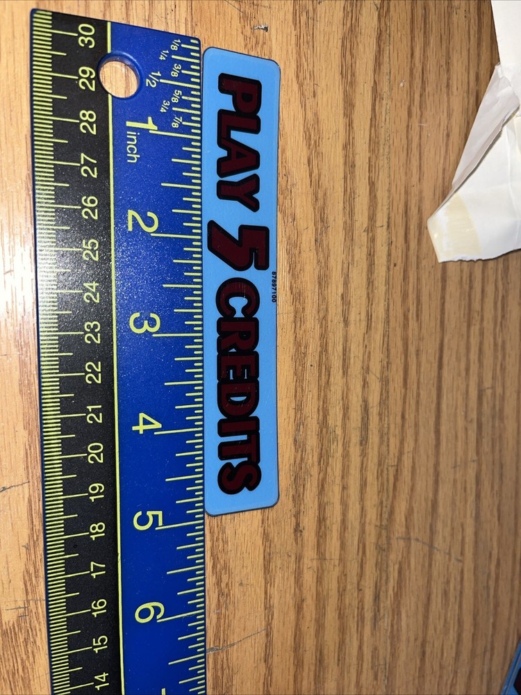 Play 5  Credits Decal New /BA
