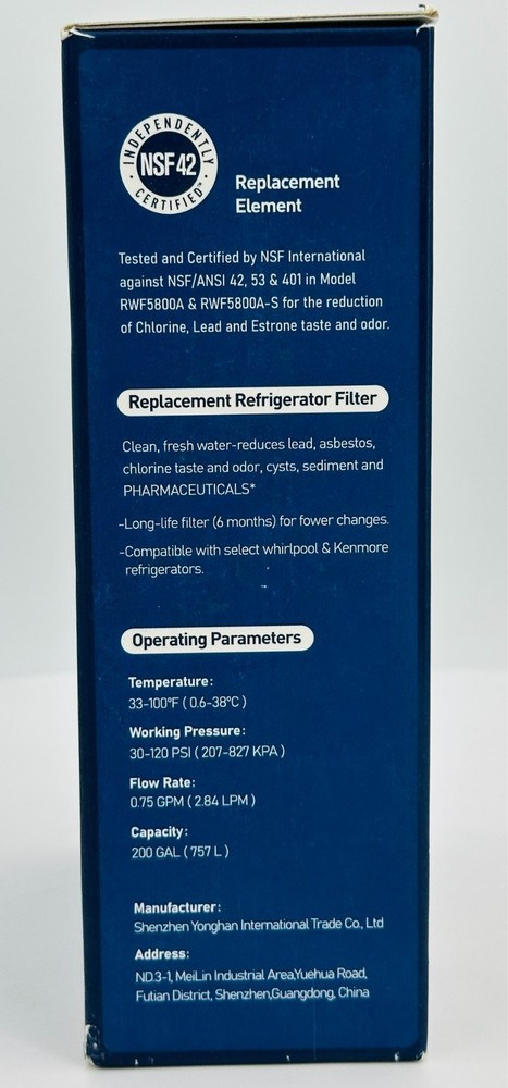 ECLEY EC-05 Refrigerator Water Filters