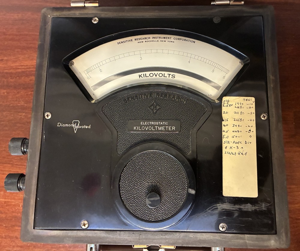 1960 Sensitive Research - Electrostatic Voltmeter Model ESD