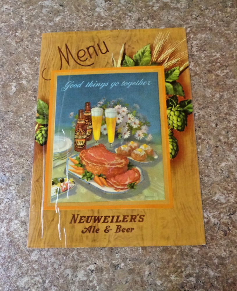 Neuweiler's Beer Menu Cover