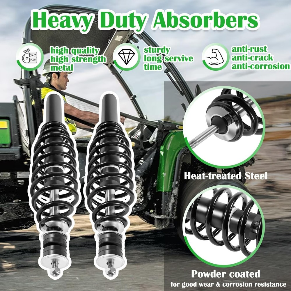 (2PCS) Front Left & Right Shock Absorber Set AM137957 for John Deere Gator UTV