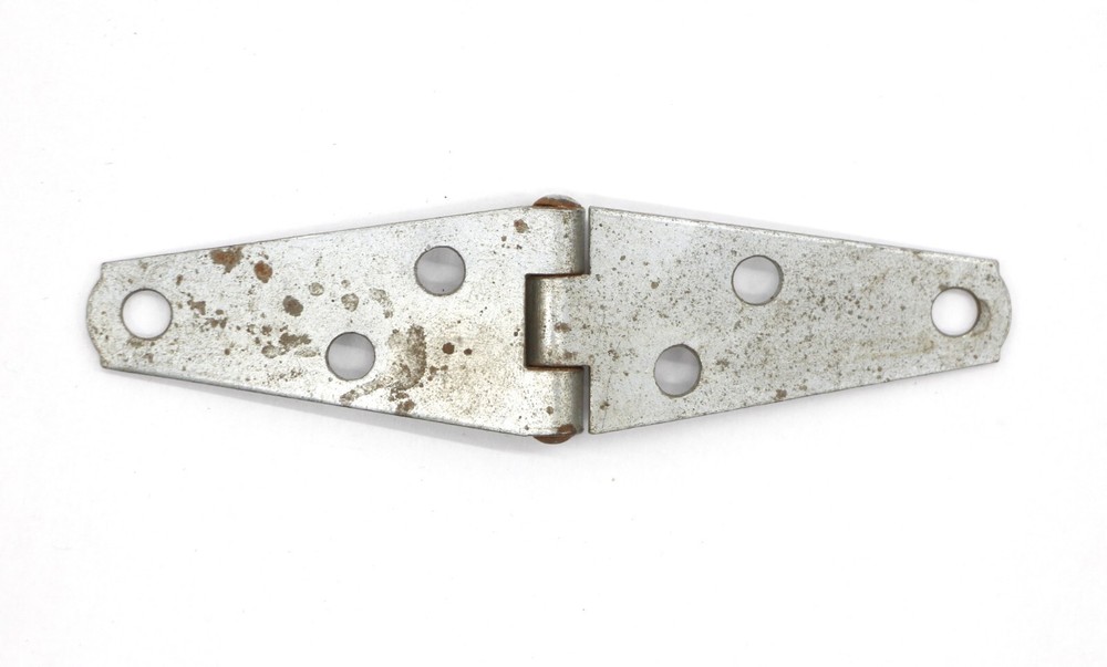 Vintage 4 x 1.25 Steel Surface Strap Cabinet Hinge