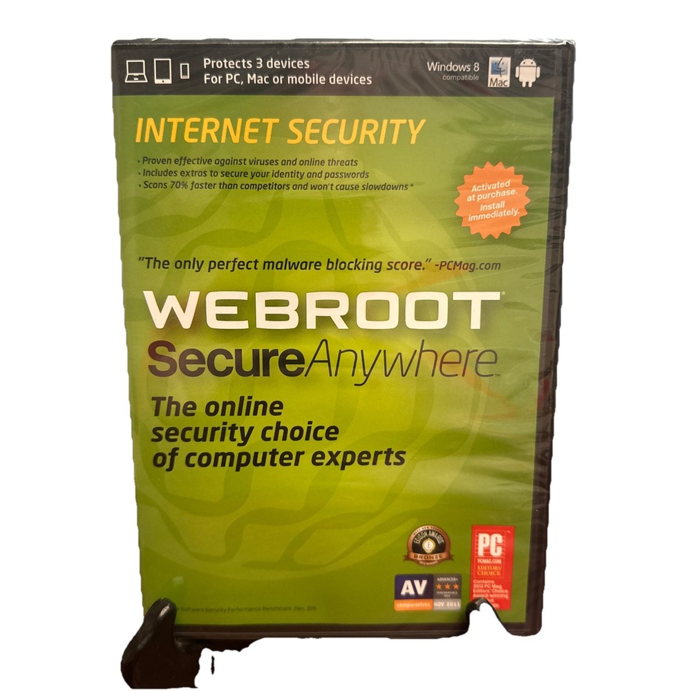 Webroot Software SecureAnywhere Internet Security Plus 2013 for PC, Mac (3...