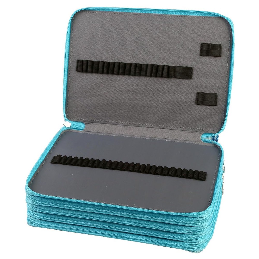 Lbxgap Portable Colored 250 Slots Pencil case Organizer with Printing Pattern...