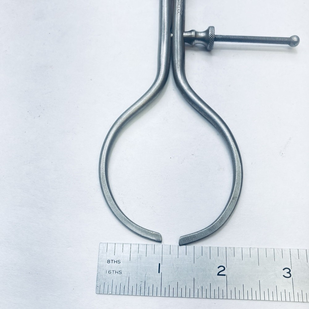 Starrett 275A-5 5" Toolmakers' Spring-Type Outside Caliper Round Leg- Solid Nut