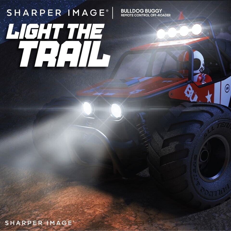 Bulldog Buggy Remote RC Control Off-Roader, Wireless Sharper Image Toy Control