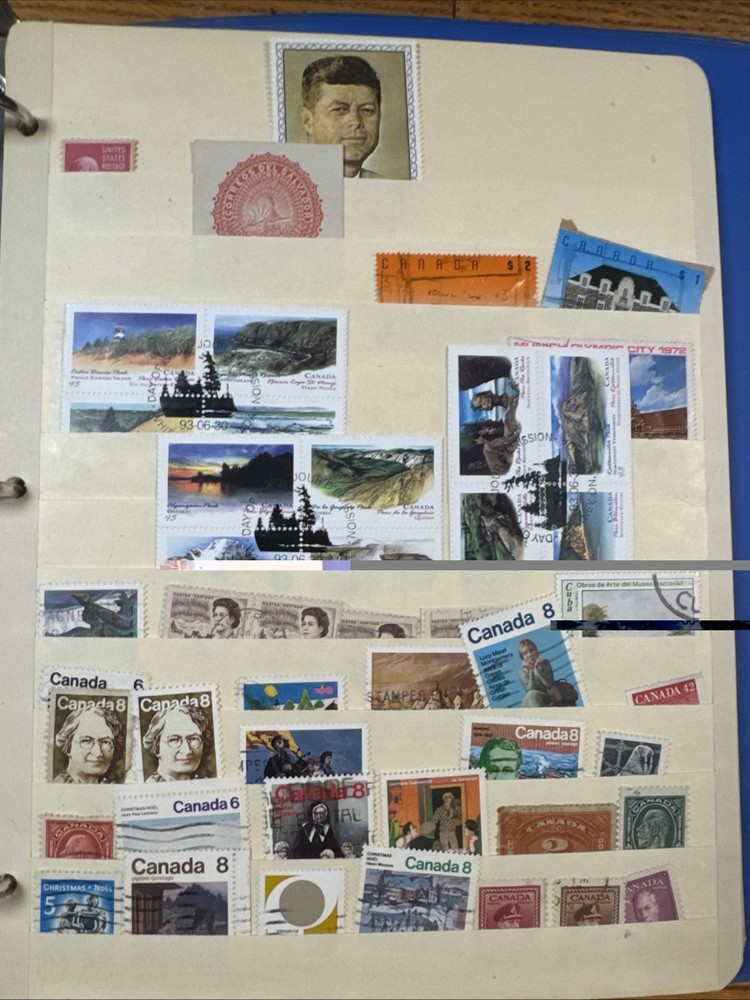 Various Stamps Canada And Other Countries