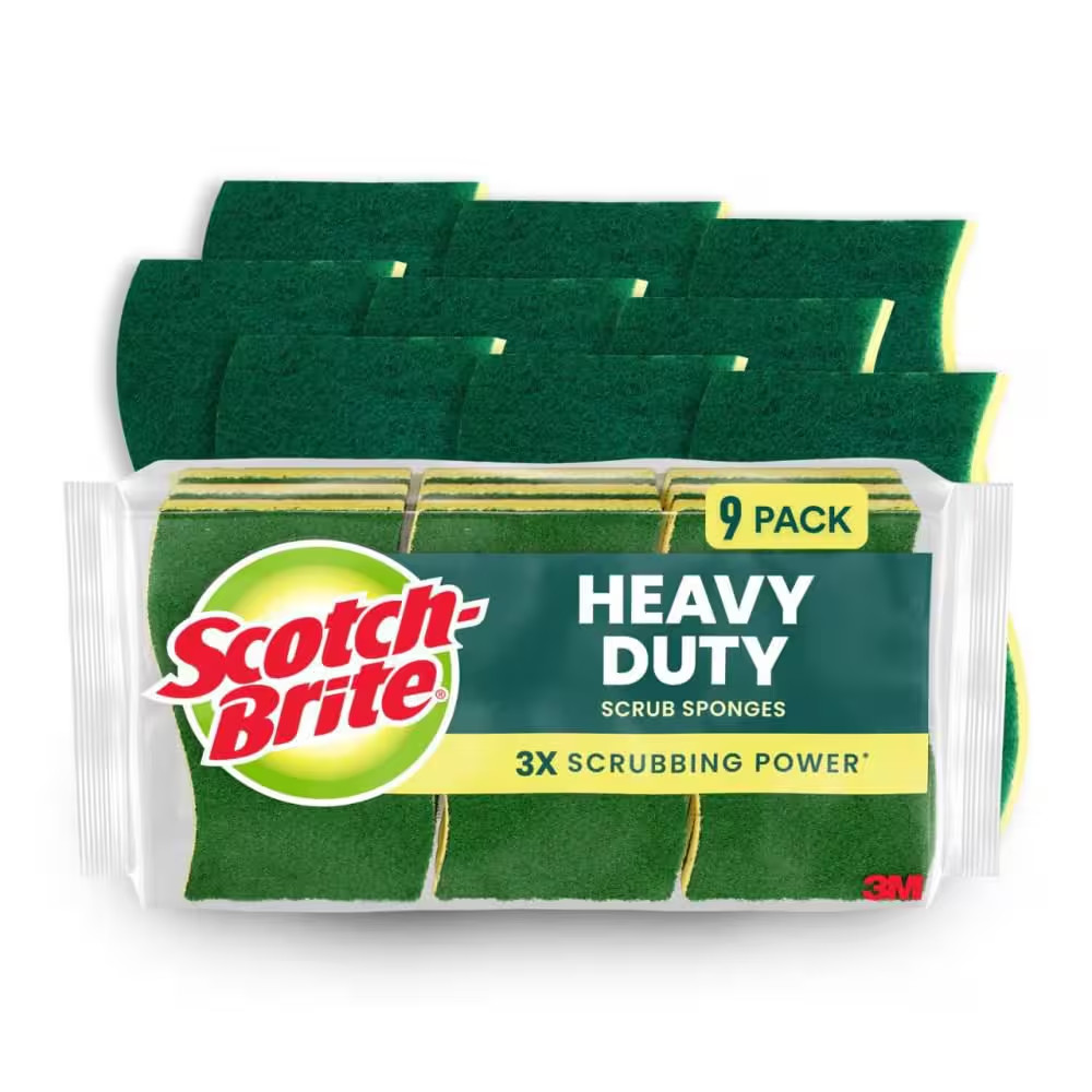 Heavy-Duty Scrub Sponge (18-Pack)