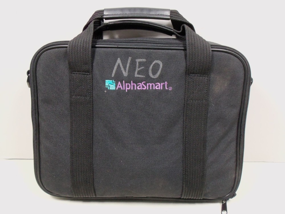 NEO By ALPHASMART PORTABLE PC Classroom WORD PROCESSOR with Power USB Cord Case