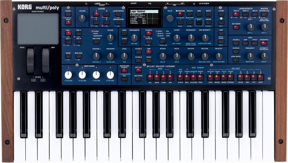 Korg Multi/Poly Analog Modeling Synthesizer