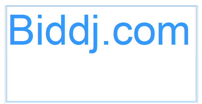 Biddj.com -  Domain Name for Auction Site Etc Godaddy Estimate $1,601