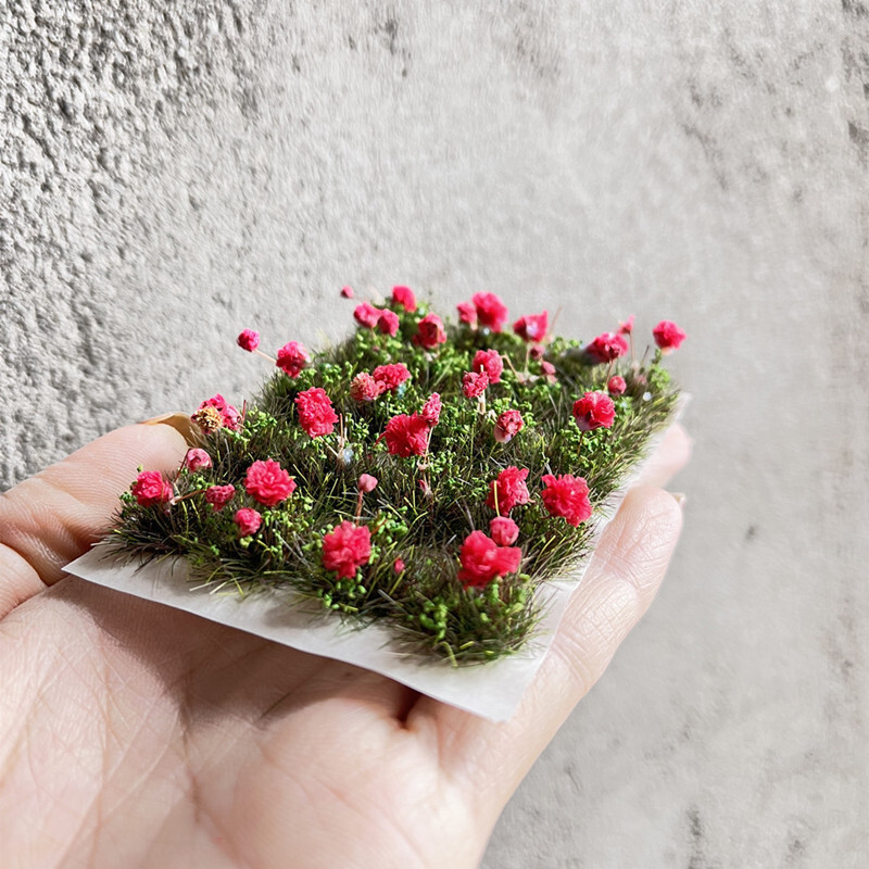 HO/OO Scale Miniature Flowering Plants Multicolor Clusters Diorama Accessories