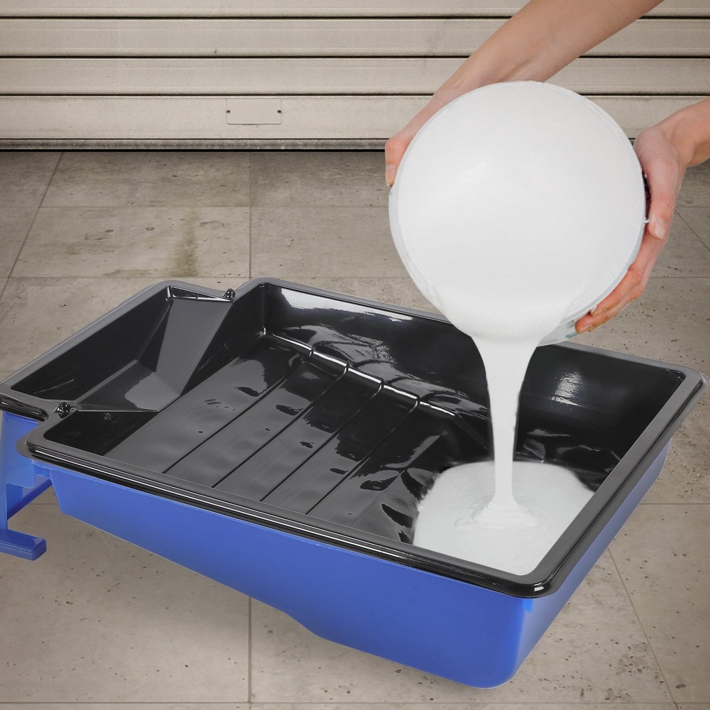 Paint Pro Plastic 9-inch Plastic Paint Tray, Blue