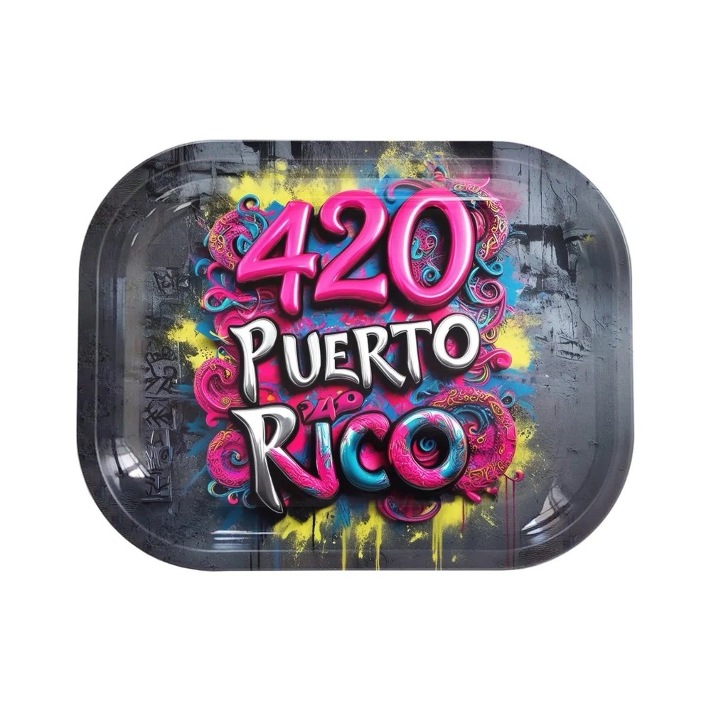 Puerto Rico Inspired Rolling Tray