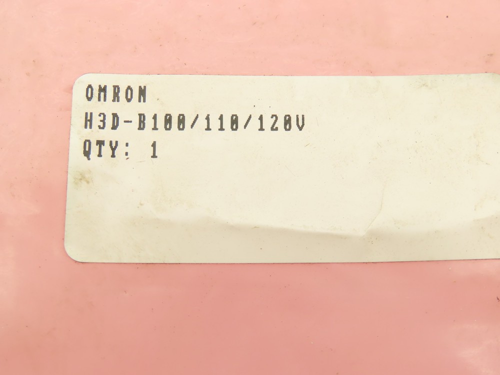Omron H3D-B100 Timer 100/110/120VAC