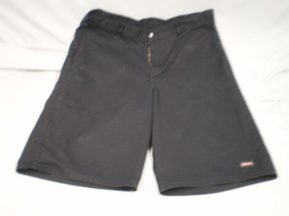4 - Dickies Used Work Shorts Chino Flat Front Work Shorts Pockets Men's 36