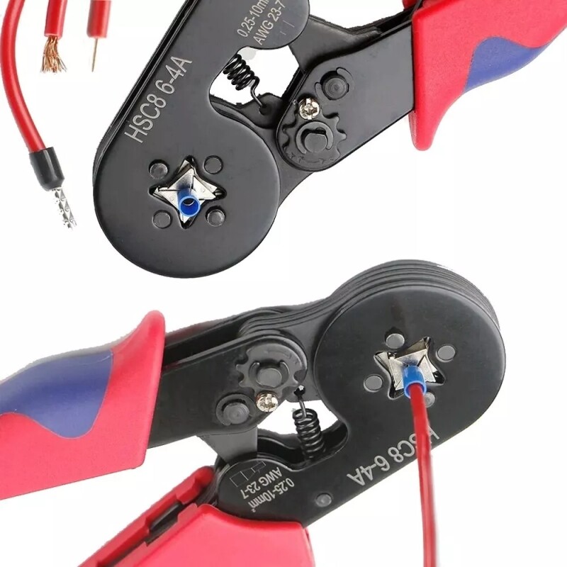 0.25-10mm² Self Adjusting Ferrules Crimper Crimping Plier Wire Terminal End Tool