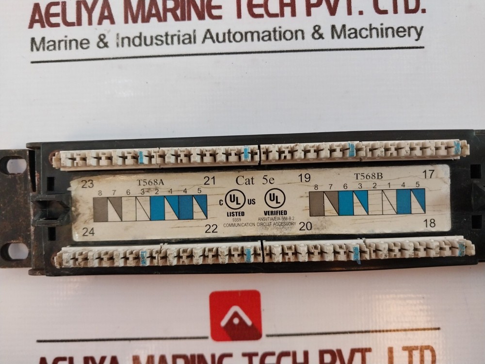 T568A/T568B CAT 5e Communication Rackmount Circuit Accessory
