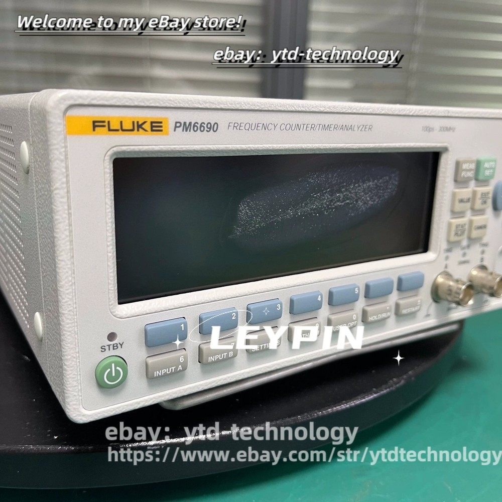 1 PCS Fluke PM6690 Frequency Counter/TIMER/ANALYZER 100PS - 300MHZ#ytd