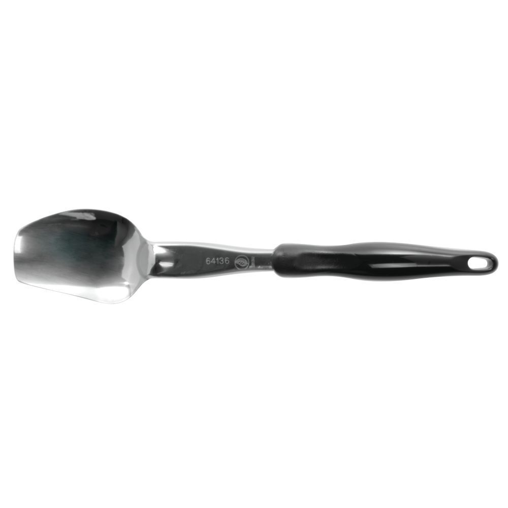 Vollrath 64136 Black Handled 3-Sided Solid 13.3" Basting Spoon