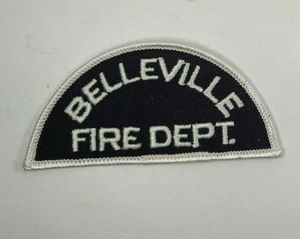 Belleville Fire Department Embroidered Patch 3" New