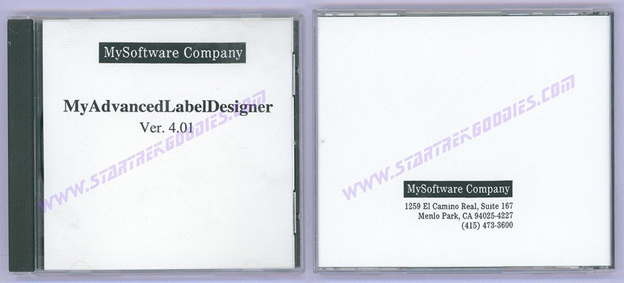 Computer Software "My Advanced Label Designer" Ver. 4.01 Complete in Box!
