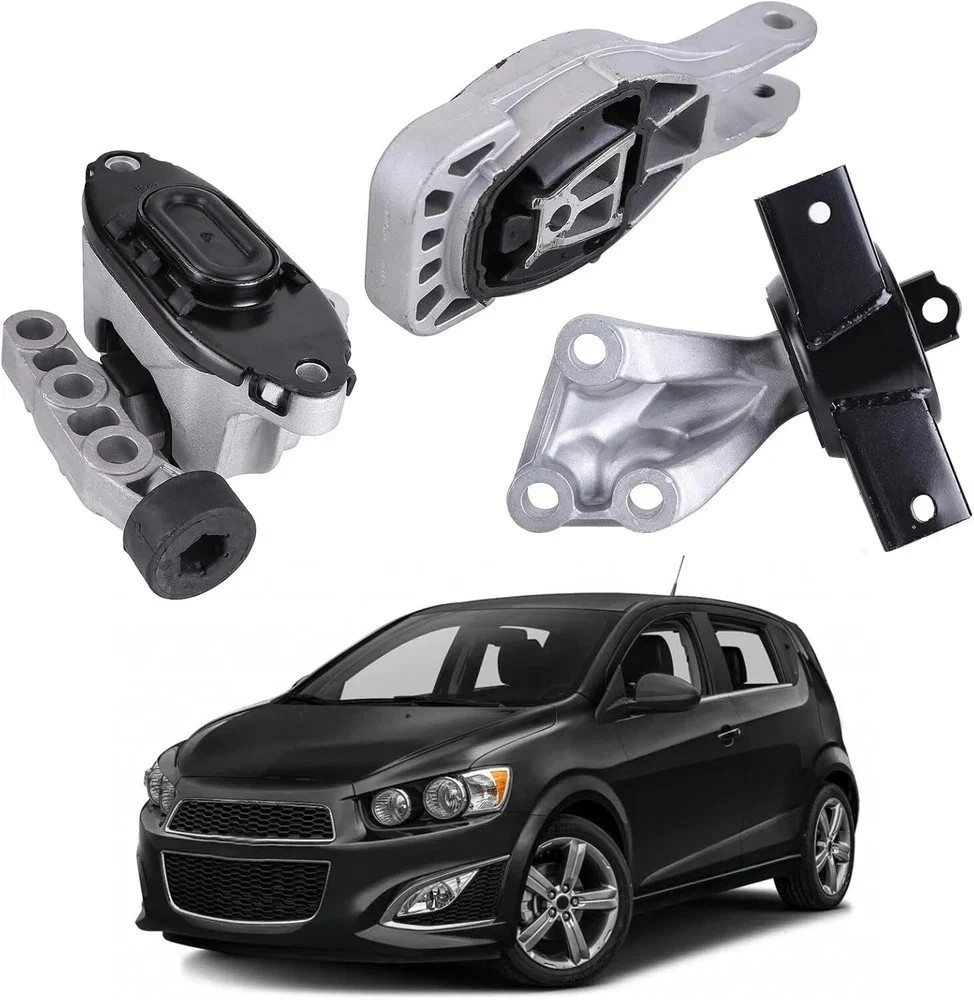 3 PCS Engine Motor Mount and Trans Suitable for Chevy Sonic 2013-2016 Automatic