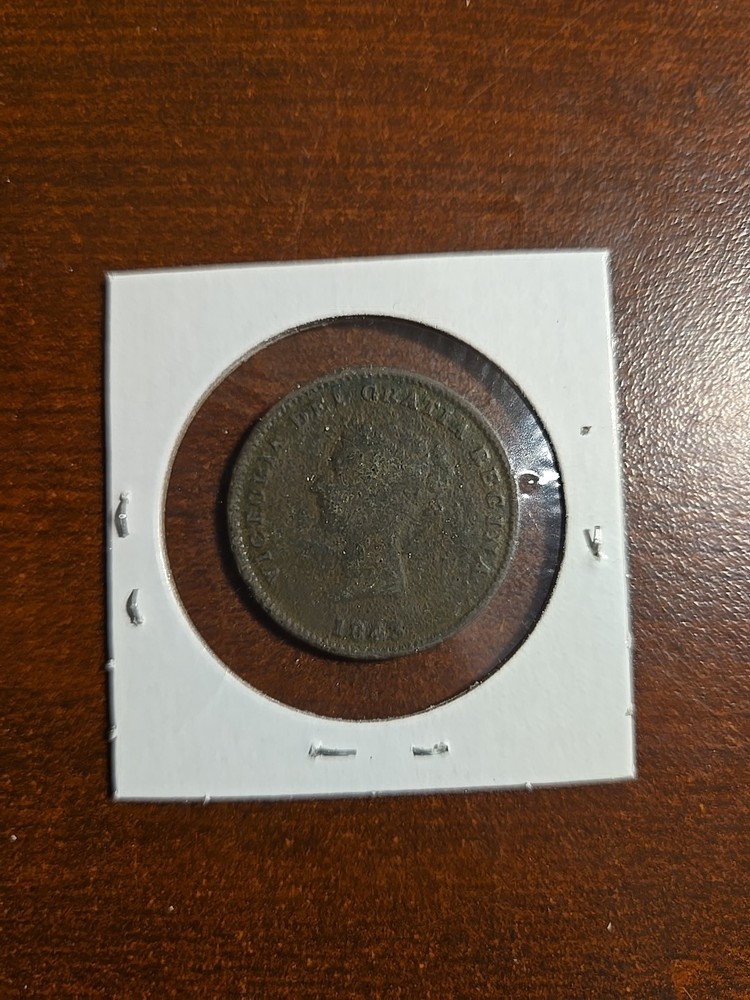 1843 NEW BRUNSWICK HALF PENNY