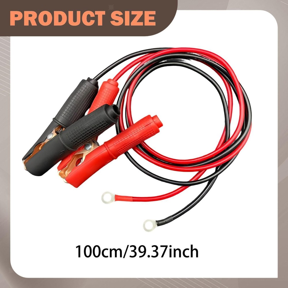 Jump Starter Cable Extension Charging Cable Connector Universal Upgraded
