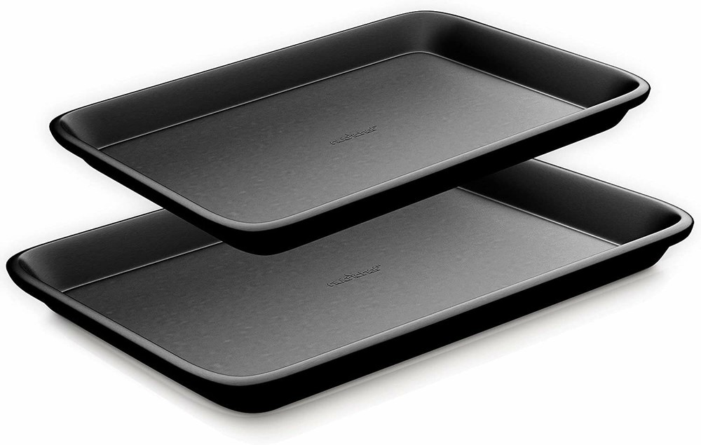 NutriChef 2-Pc. Nonstick Cookie Sheet Baking Pan - Professional Quality