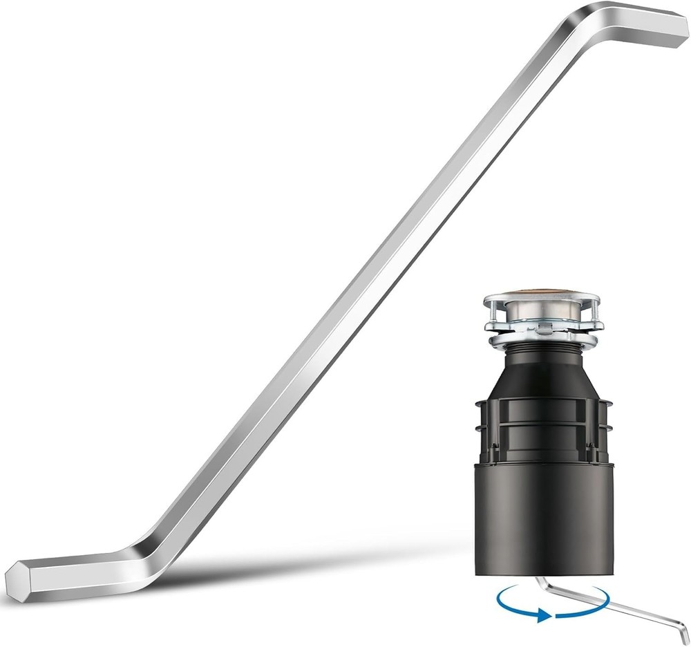 Effortless Garbage Disposal Unjamming Wrench - Compact, Durable & Easy to Use