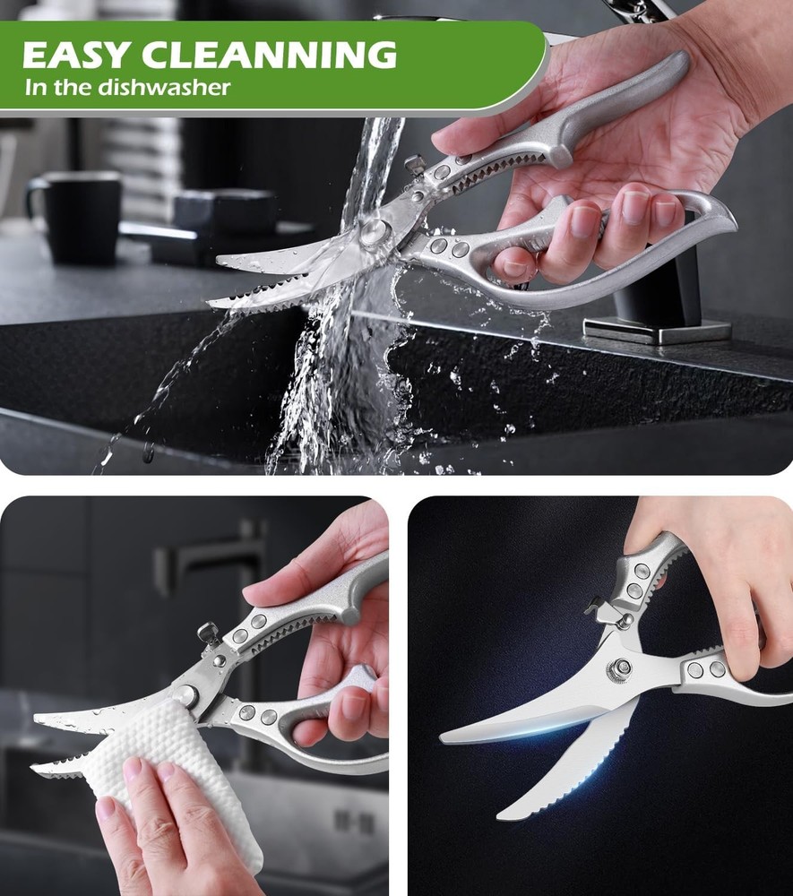 Poultry Shears – Heavy Duty Kitchen Shears & Multipurpose Kitchen tool for M