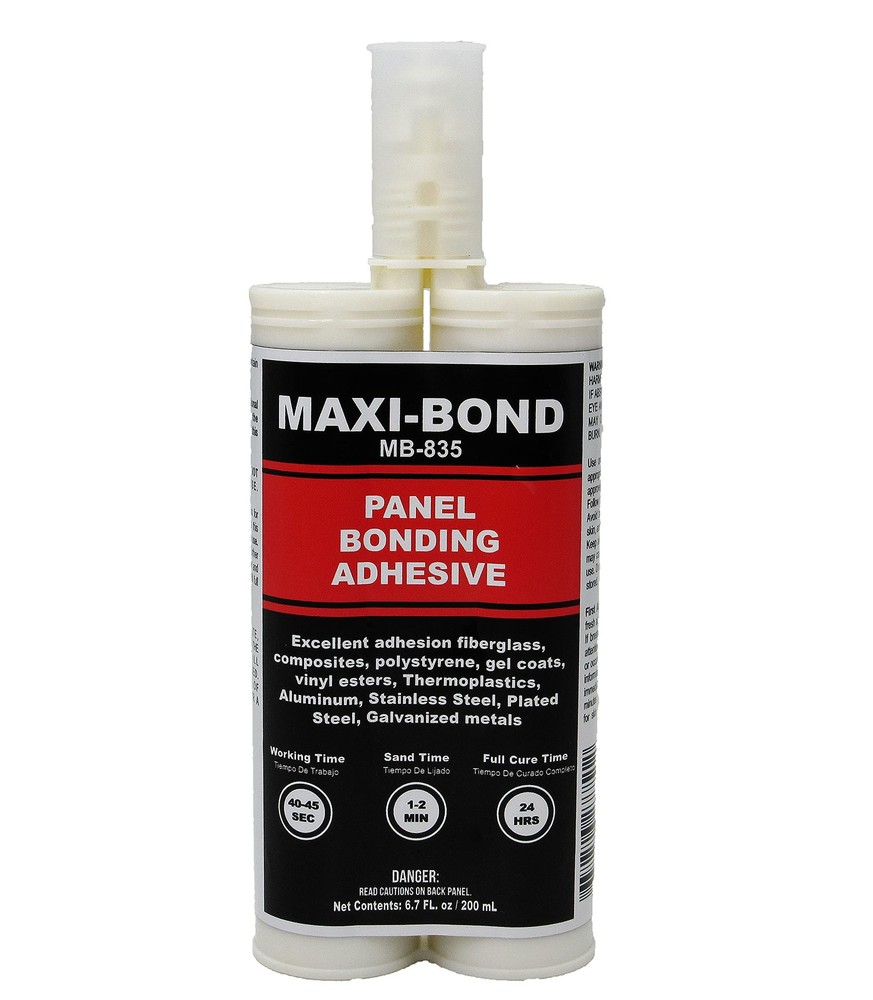 Maxi-Bond Panel Bonding Adhesive – Two-Part Epoxy, Non-Sagging, High Strength...