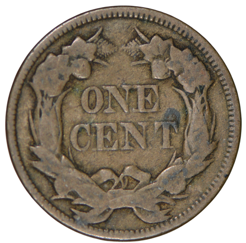 1857 1C Flying Eagle Cent ~ VG