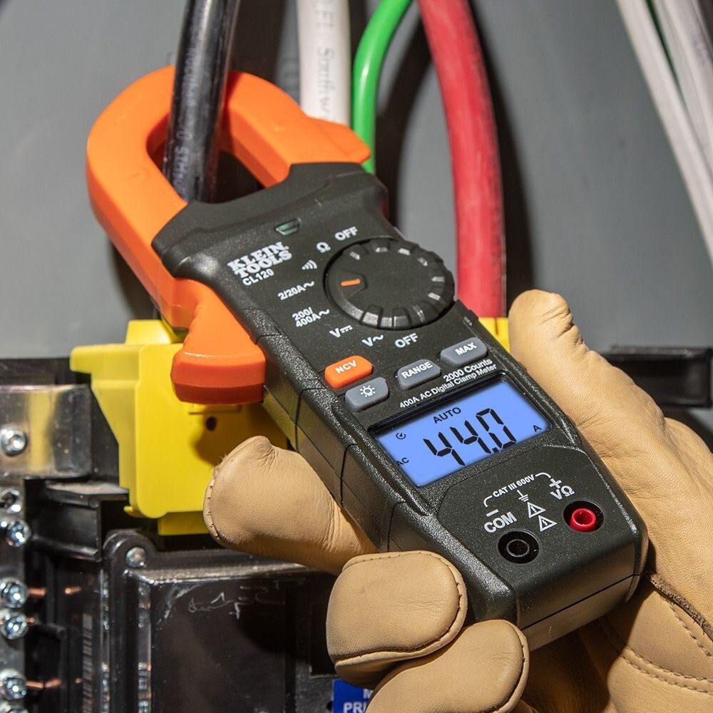 Klein Tools CL120 400 Amp AC Auto-Ranging Digital Clamp Meter New