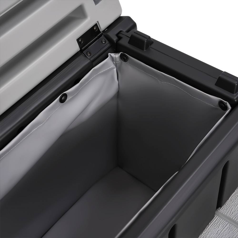 2-Step 36" Patio Spa Hot Tub Step Slip-Resistant Surface W/ Compartment Storage