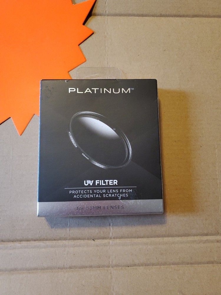 Genuine Platinum 55mm UV multi coated Lens Filter