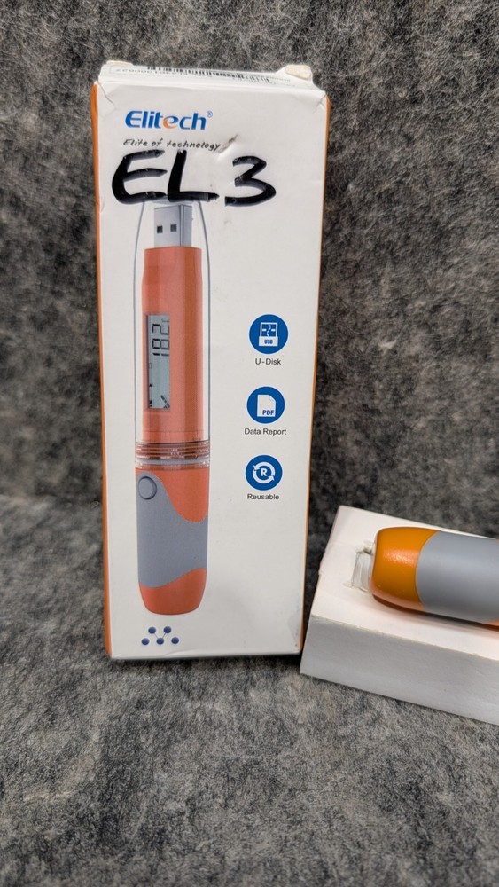 Elitech RC-51 USB Temperature Data Logger, 32k Points - Used, PDF Reports