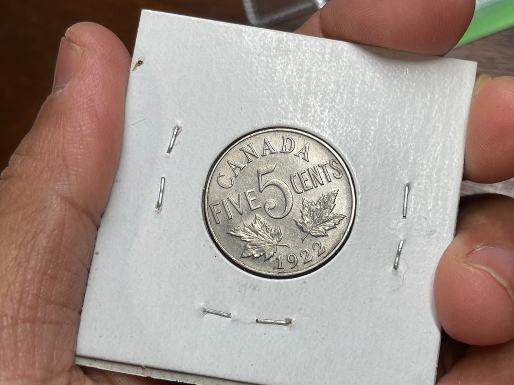 1922 Canada Nickel Coin High Grade High Value