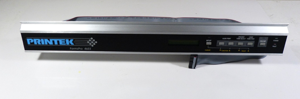 Printek display panel & controller board pulled from forms pro 4603