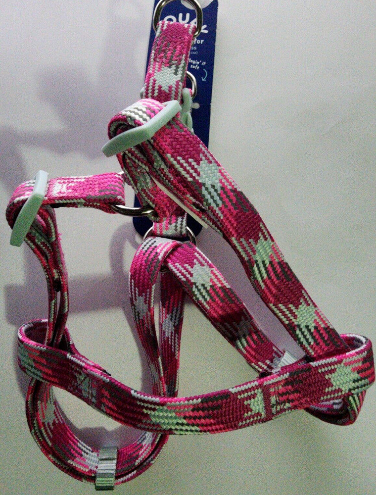 YOULY Pink Reflective Dog Harness, Extra Small / Small