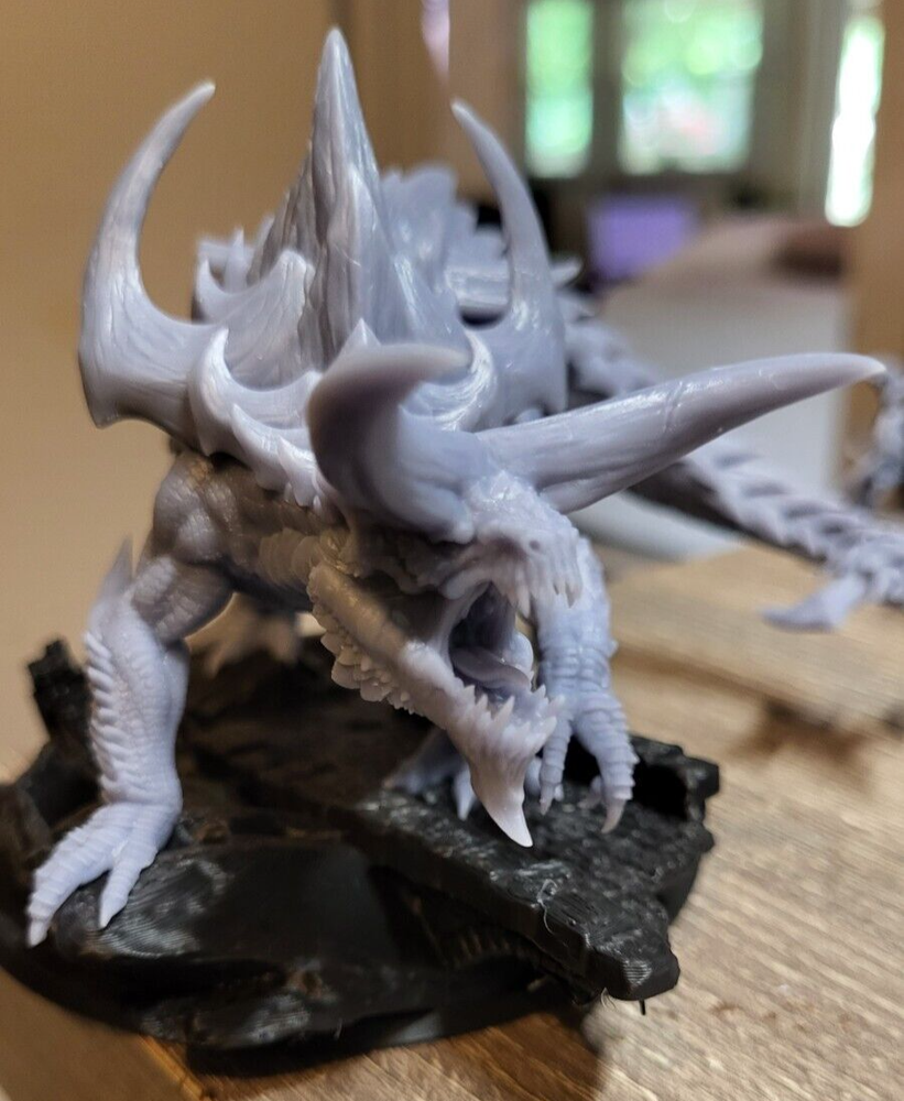 Large Tarrasque UNPAINTED Dungeons & Dragons/Pathfinder miniature 28mm